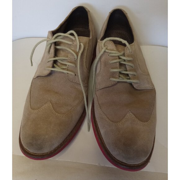 Cole Haan Men\'s Drake Suede Wingtip Oxfords C11216 Size 9